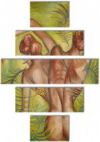 Leinwandbild 5 Teile