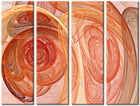 Leinwandbild 4 Teile