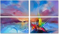 Leinwandbild 4 Teile