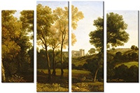 Leinwandbild 4 Teile