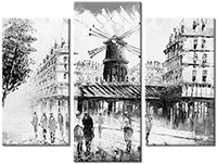 Leinwandbild 3 Teile