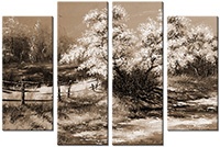 Leinwandbild 4 Teile