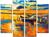 Leinwandbild 4 Teile