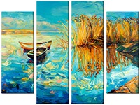 Leinwandbild 4 Teile