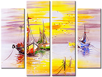 Leinwandbild 4 Teile