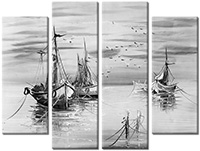 Leinwandbild 4 Teile