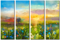 Leinwandbild 4 Teile