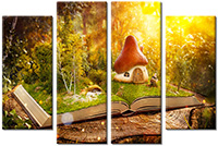 Leinwandbild 4 Teile