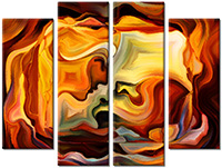 Leinwandbild 4 Teile
