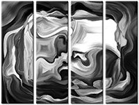 Leinwandbild 4 Teile