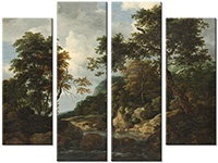 Leinwandbild 4 Teile
