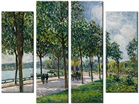 Leinwandbild 4 Teile