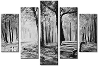 Leinwandbild 5 Teile