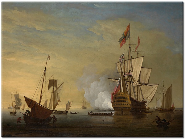 canvas-leinwandbild, autos-zuge-schiffe-flugzeuge, beige, blau, braun, landschaft, malereien, meer-wasserfalle-seen, sonstiges, stillleben-andere-gemalde