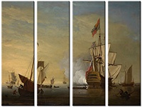 Leinwandbild 4 Teile