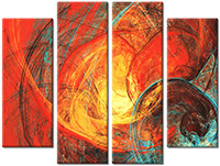 Leinwandbild 4 Teile