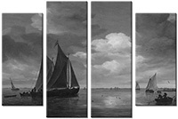 Leinwandbild 4 Teile