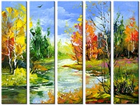 Leinwandbild 5 Teile
