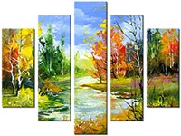 Leinwandbild 5 Teile