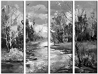 Leinwandbild 4 Teile