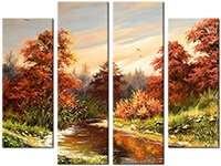 Leinwandbild 4 Teile