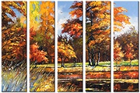 Leinwandbild 5 Teile