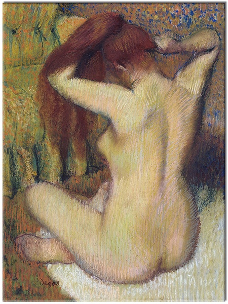 canvas-leinwandbild, beige, blau, braun, degas, frauen, grun, kunst, malereien, malereien-personen-gestalten, nackt, sexy, sonstiges, stillleben-andere-gemalde