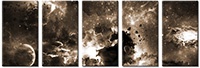 Leinwandbild 5 Teile