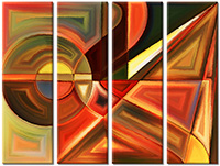 Leinwandbild 4 Teile