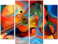 Leinwandbild 4 Teile
