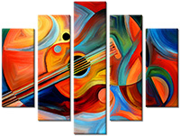 Leinwandbild 5 Teile