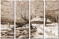 Leinwandbild 4 Teile