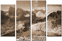 Leinwandbild 4 Teile