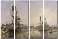 Leinwandbild 4 Teile