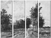 Leinwandbild 4 Teile