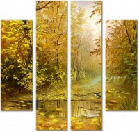 Leinwandbild 4 Teile