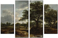 Leinwandbild 4 Teile
