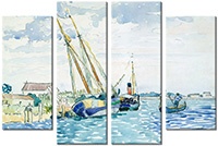 Leinwandbild 4 Teile