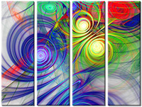 Leinwandbild 4 Teile