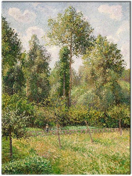 canvas-leinwandbild, blau, grun, landschaft, malereien, malereien-landschaften, walder