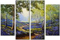 Leinwandbild 4 Teile