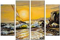 Leinwandbild 4 Teile