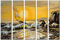 Leinwandbild 5 Teile