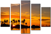 Leinwandbild 5 Teile