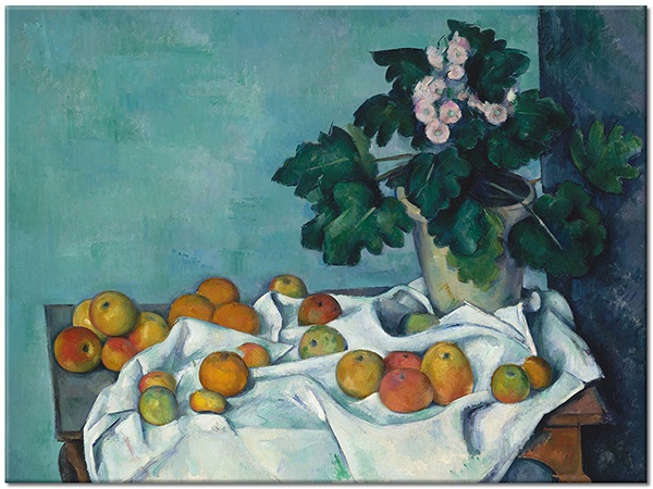canvas-leinwandbild, blau, blumen, cyan, essen-getranke, grun, malereien, orange, sonstiges, stillleben-andere-gemalde