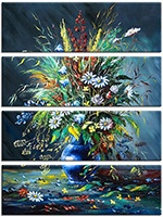 Leinwandbild 4 Teile
