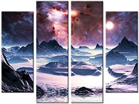 Leinwandbild 4 Teile