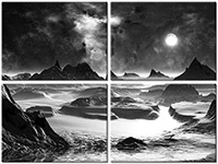 Leinwandbild 4 Teile