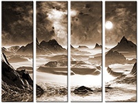 Leinwandbild 4 Teile