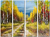 Leinwandbild 4 Teile